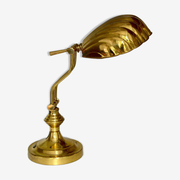 Lampe coquille Saint Jacques vintage