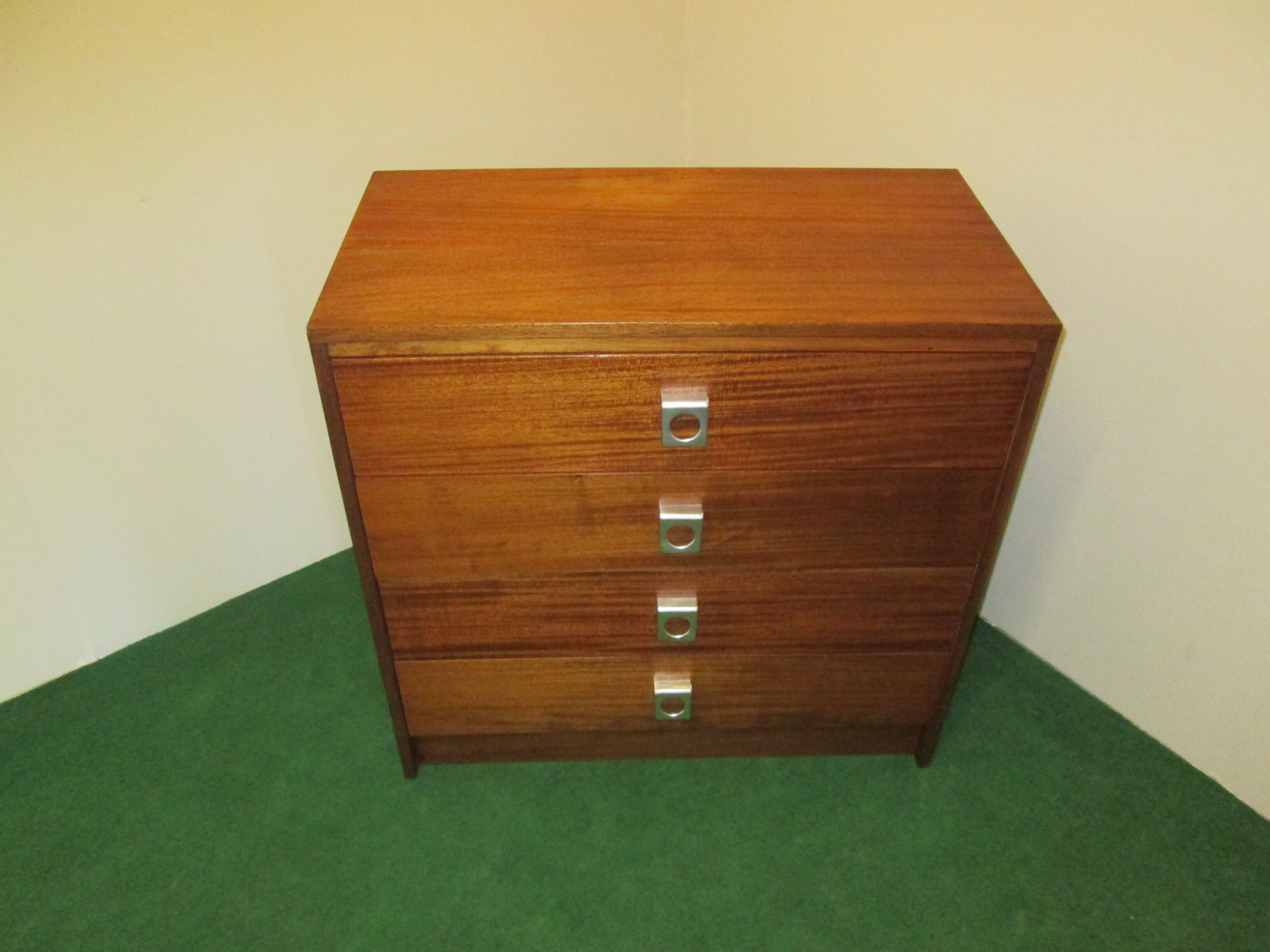 Teak chest of drawers