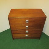 Teak chest of drawers