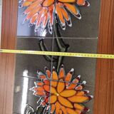 Teak coffee table and tiles DHALIA