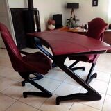 Desk and chairs franck poyeton