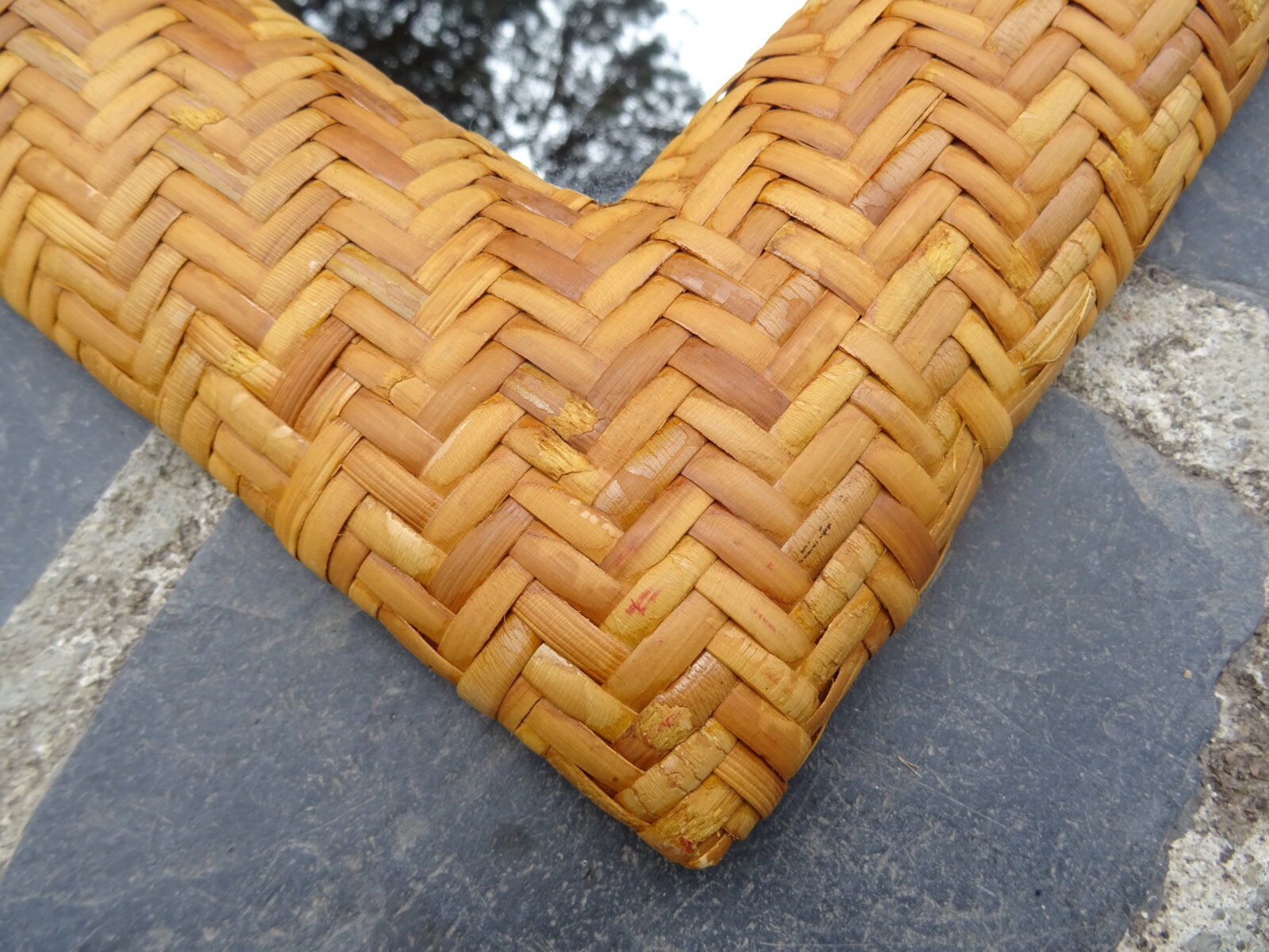 Rattan mirror 52 x 40 cm