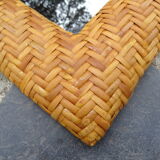 Rattan mirror 52 x 40 cm