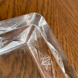 Cigarette box with crystal ashtray lid