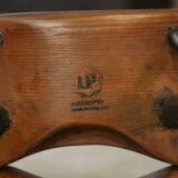 Pair of Pirkka stools by Ilmari Tapiovaara for Laukaan Puu (first edition, stamped) 1950s