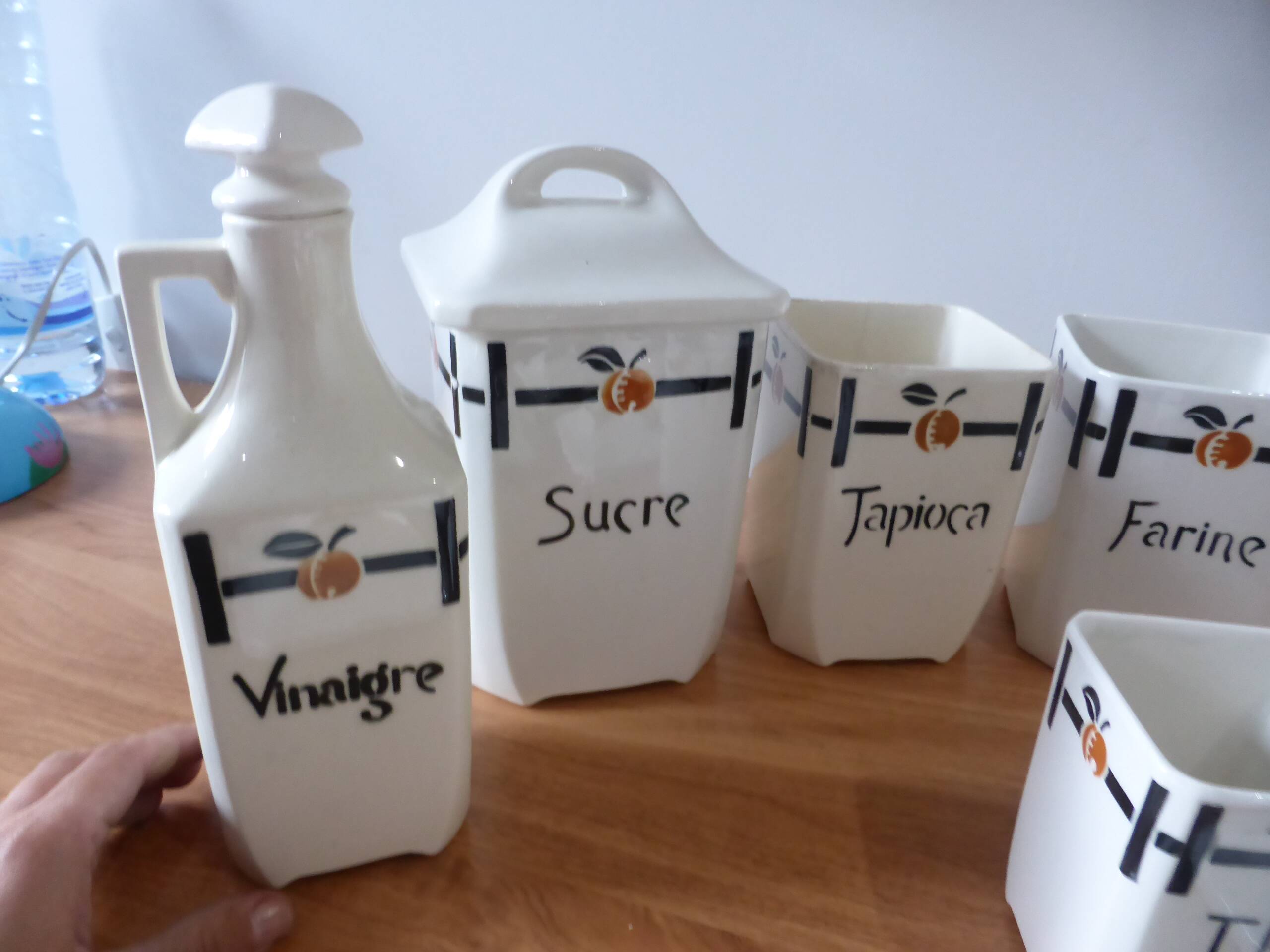 15 vintage spice boxes in porcelain from Badonviller 240561