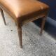 Leather bench