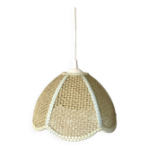 wicker suspension flowers cannage tulip 1970