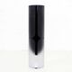 Frosted black Murano glass vase
