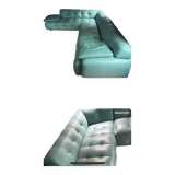 Fine grain leather sofa