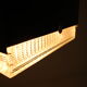 1970s Minimalist Black and Glass Pendant Light, Czechoslovakia