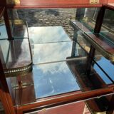 Wooden and mirrored mini bar
