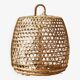 Vintage handmade Scandinavian bohemian country rooster cage lamp