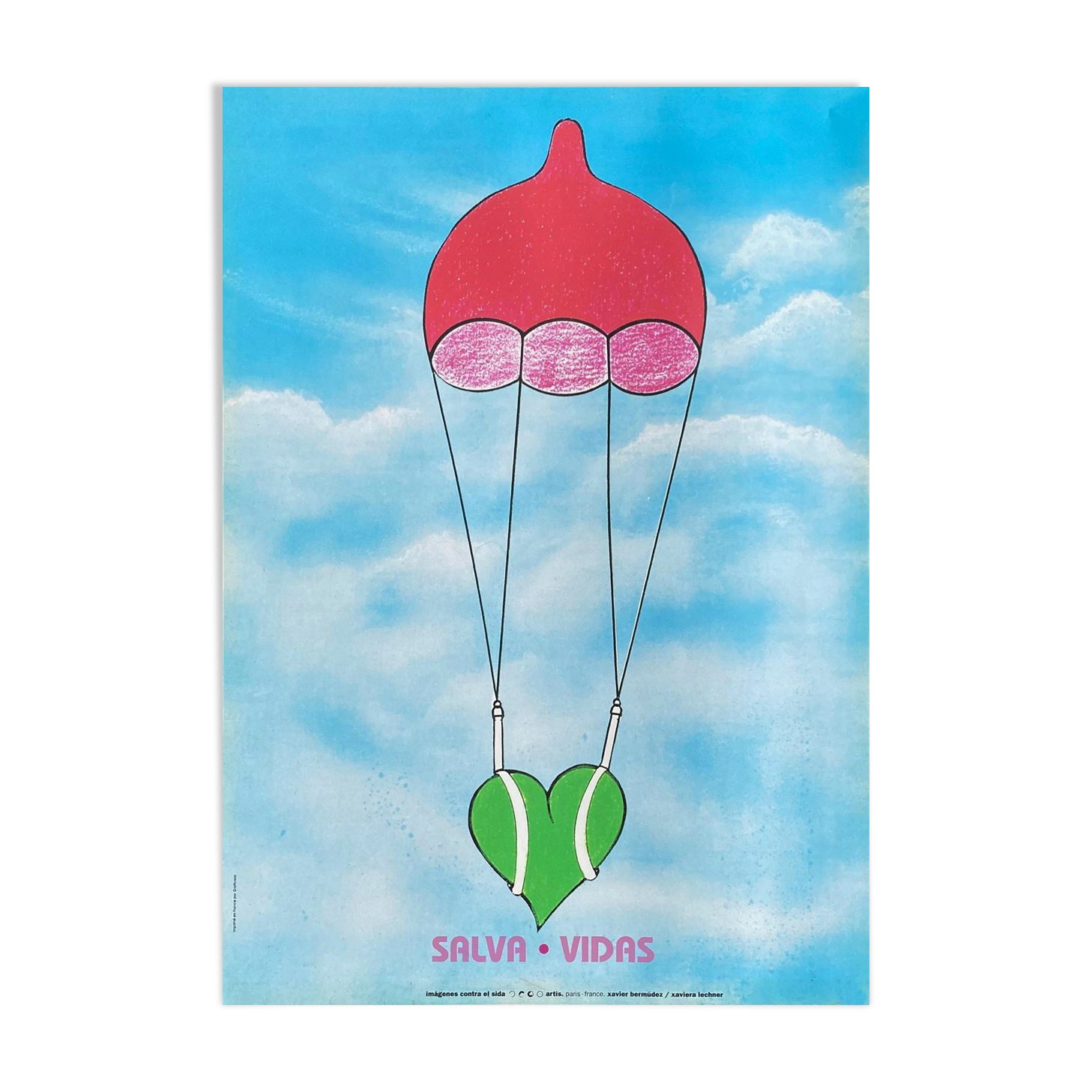 Affiche Salvas vida par xavier bermúdez 1995