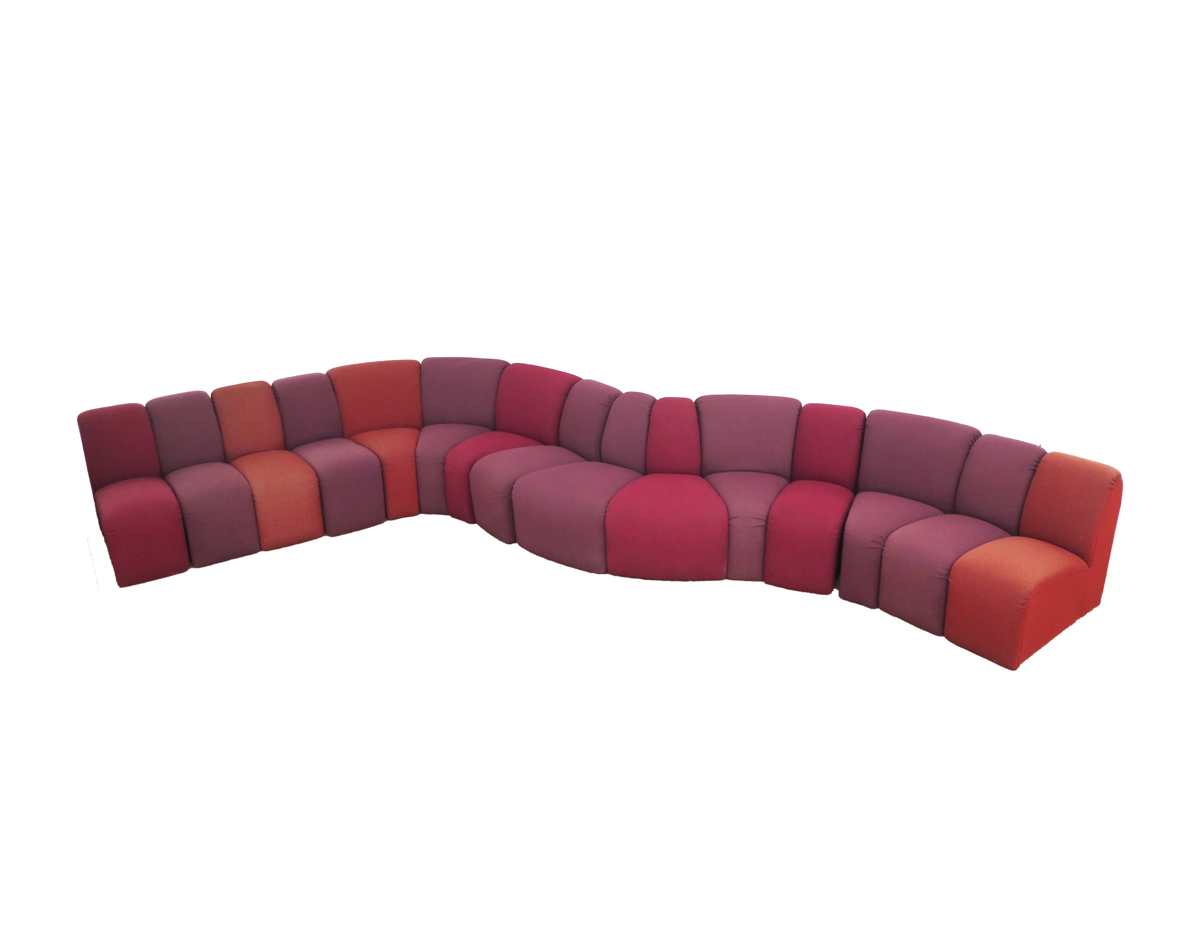 "Mississippi" Lounge Sofa (15 pieces) by The Artifort Group For Artifort, 1