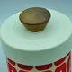 Ice bucket ice cubes kitch design 60 70 wood fabric plastic collection