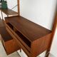 A wall unit with 4 compartments by Poul Cadovius, Denmark, 1960s.