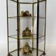 Small glass shelf on feet