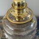 Pair of vintage electrified glass wall lamps