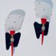 Pair of Pierre Guariche wall lights, 1950s