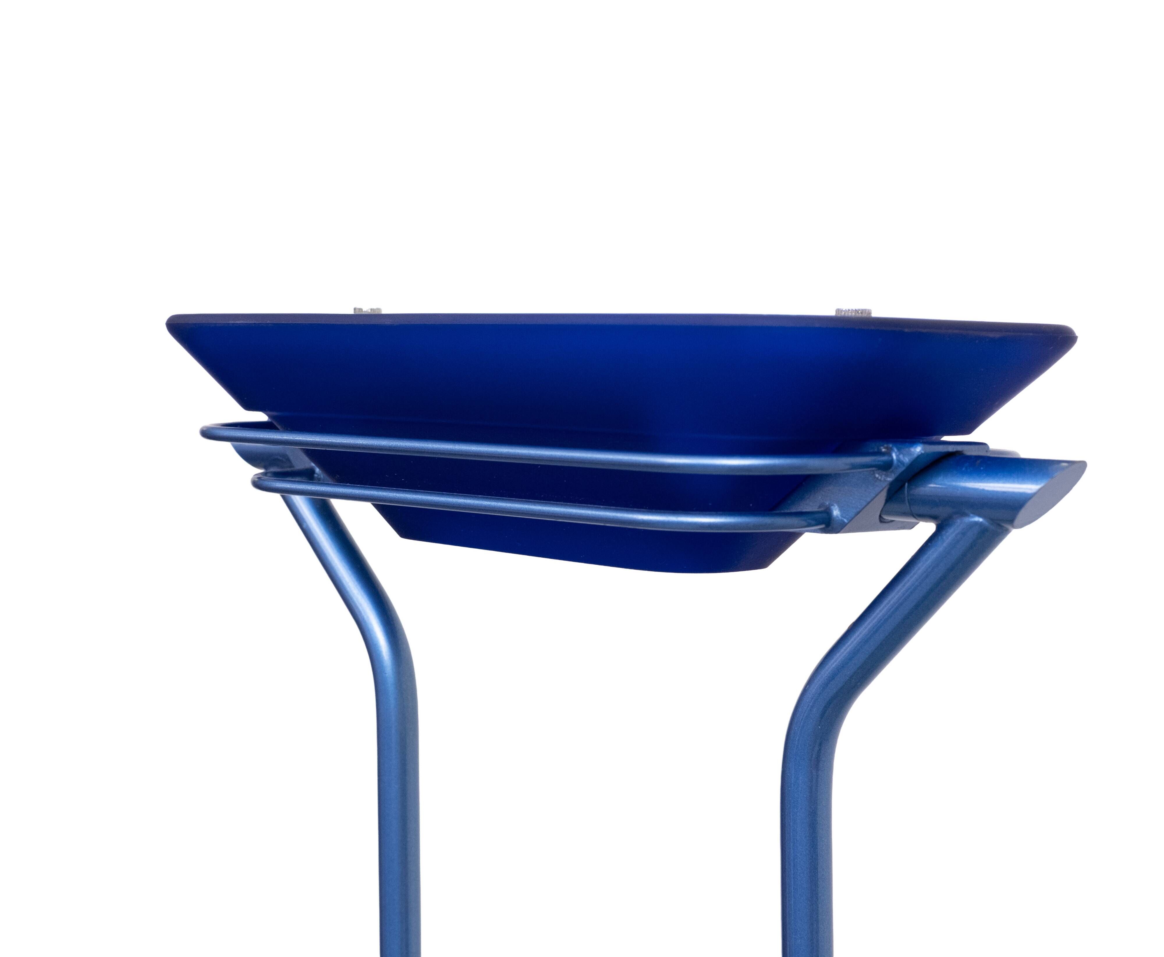 Post modern light Blue Halogen Floor lamp Design by Jordi Vilardell