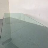 Italian Modernist Glass Waterfall Coffee Table by Angelo Cortesi for Fiam, 1980s