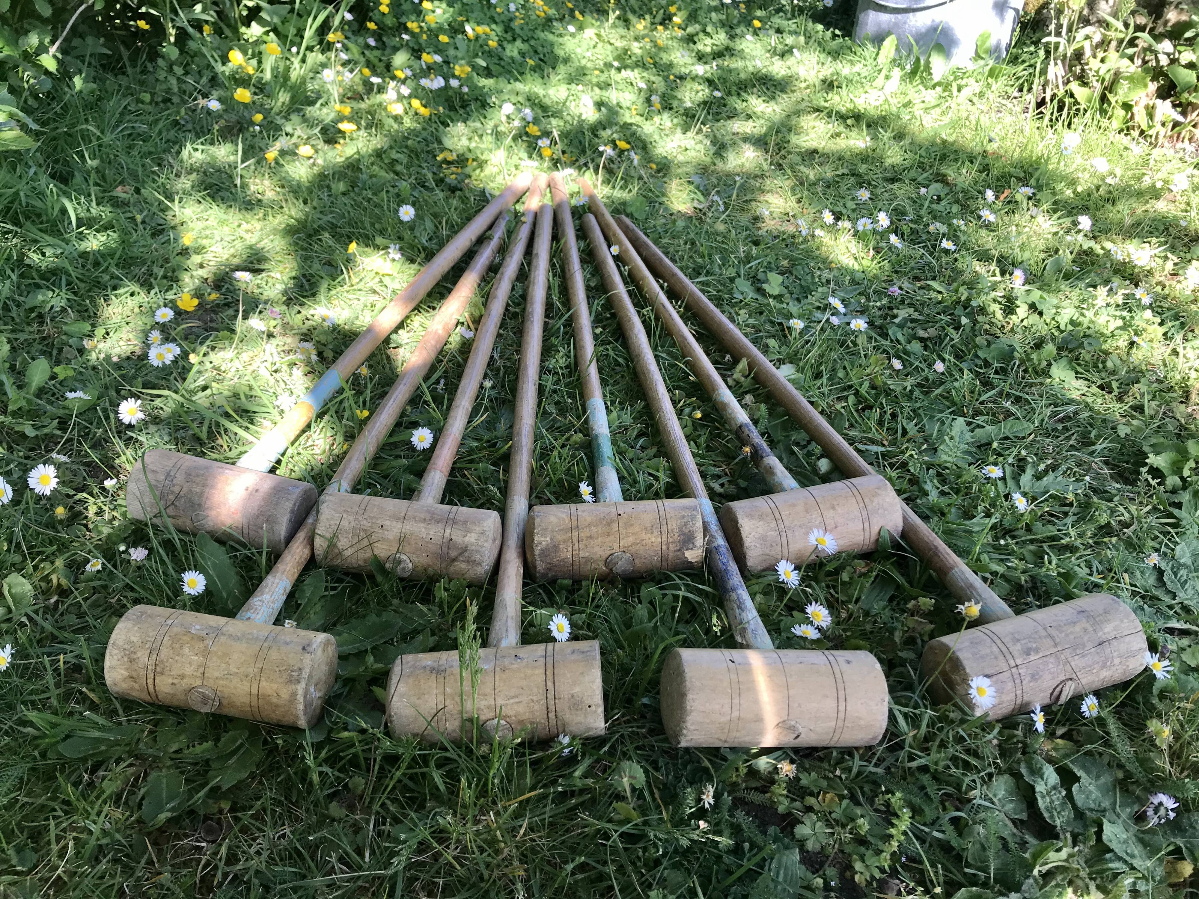 Vintage croquet game 50s-60s