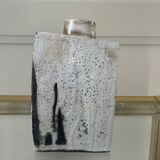 Raku ceramic vase