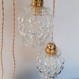 Set of two walking lamps