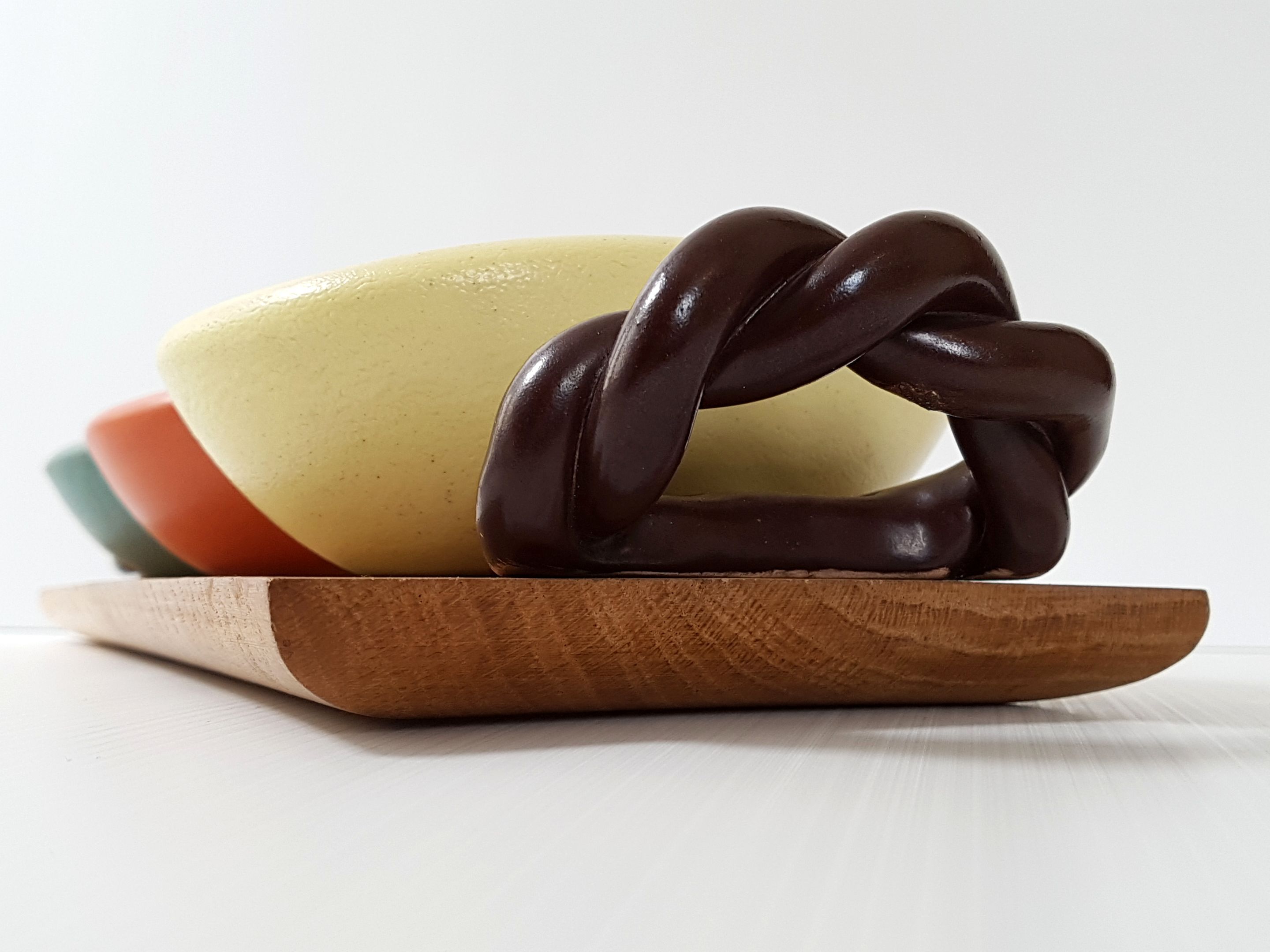 Suite of 3 ramekins Sèvres Keramos vintage 1950