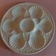 Longchamp white earthenware oyster plate