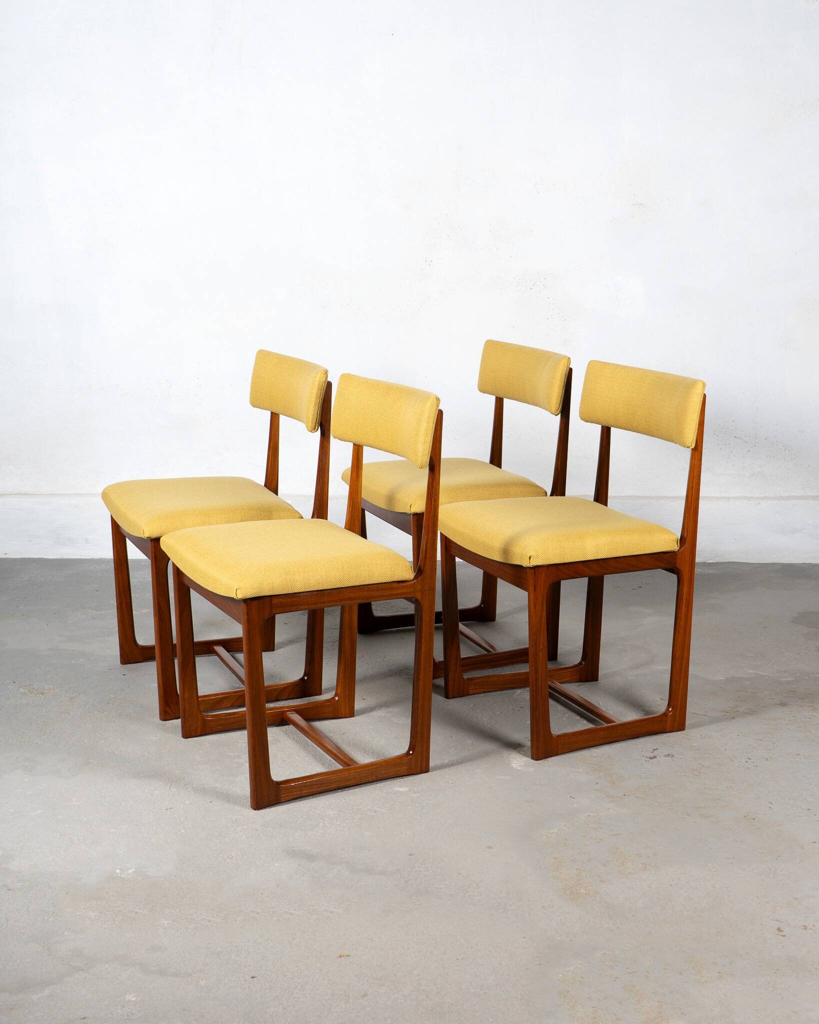 Set of 4 Mid Century Dining Chairs by A. Younger