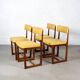 Set of 4 Mid Century Dining Chairs by A. Younger