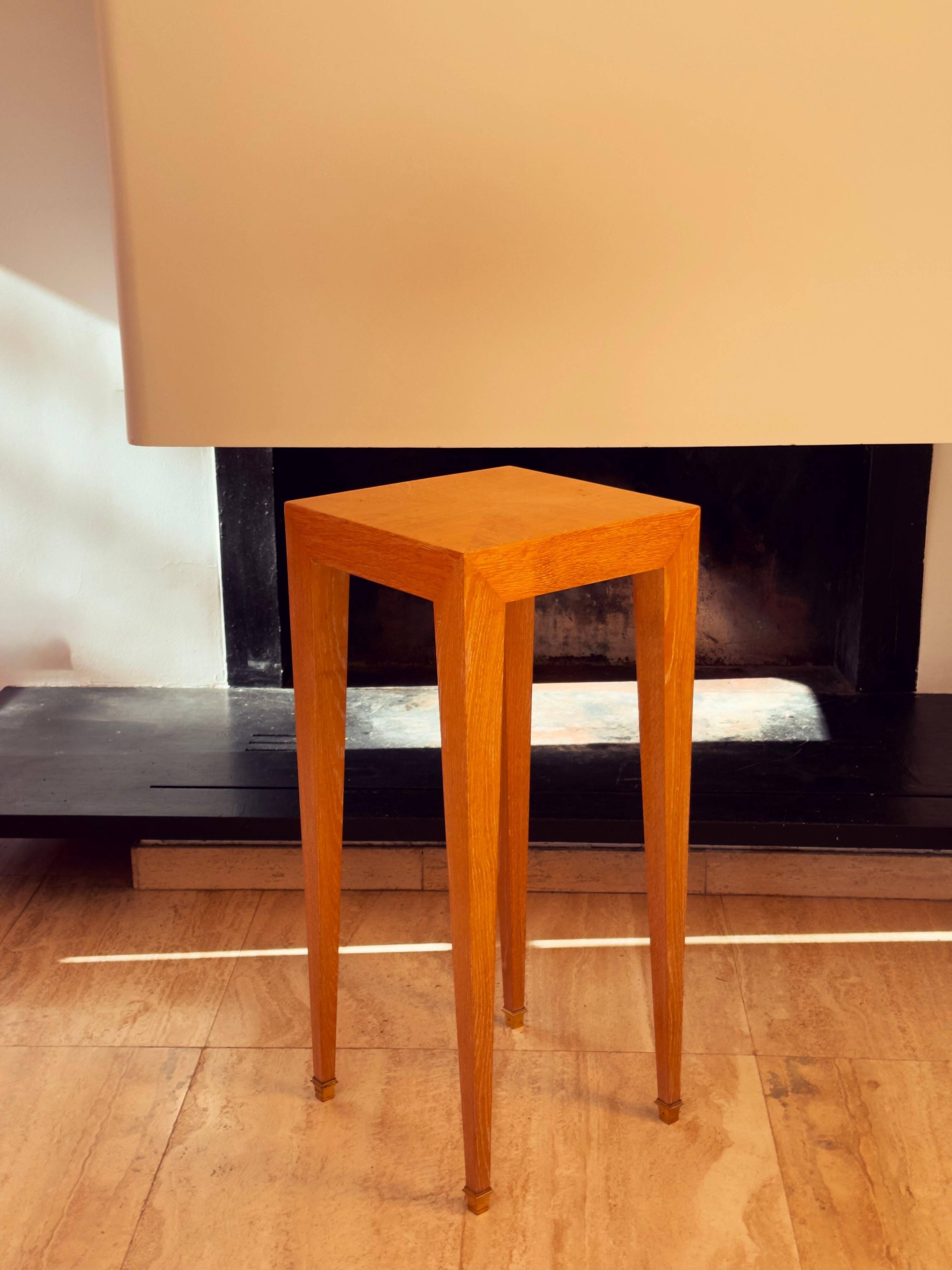 Set of 3 Pedestals and Console Table by Jacques Grange, France, 1973