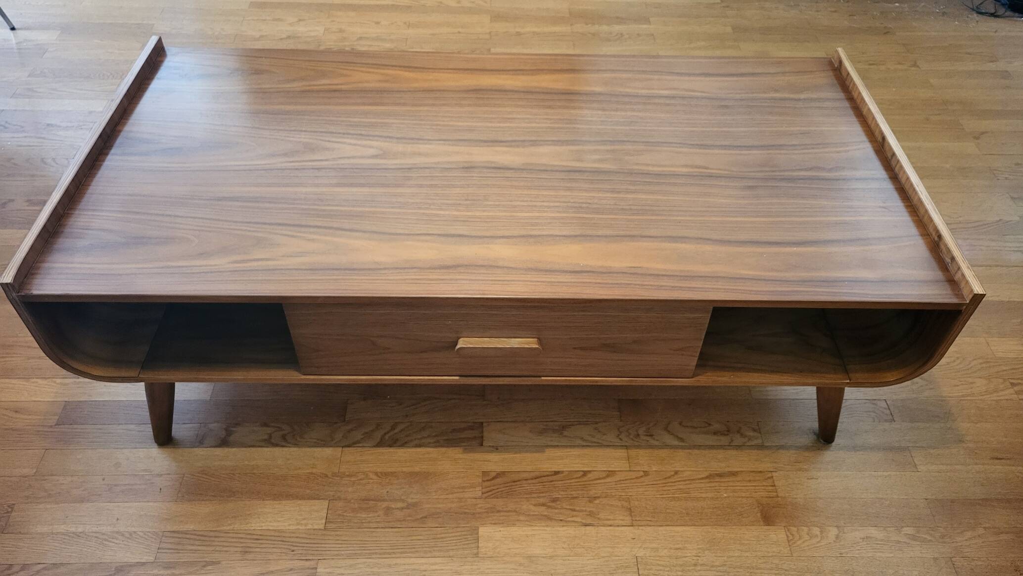 Miliboo walnut coffee table