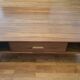 Table basse miliboo en noyer