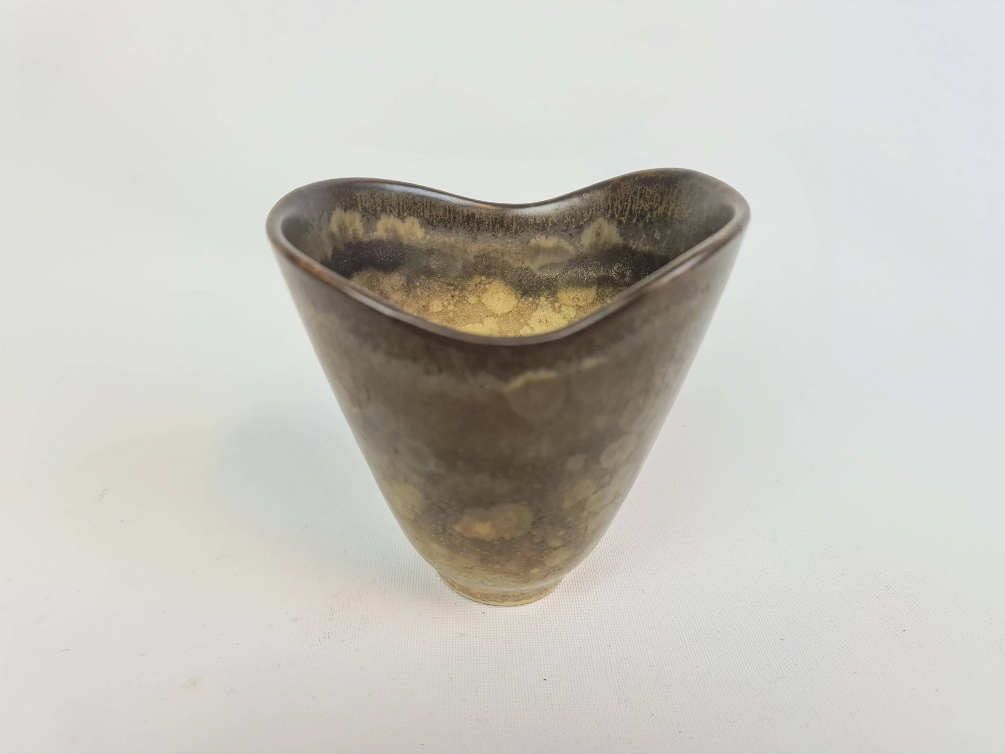 Mid-century ceramic vase by Carl-Harry Stålhane for Rörstrand, Sweden, 1950s.