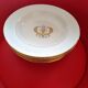 6 Bavaria soup plates. Annabel model. White, gold edging. Central motif.