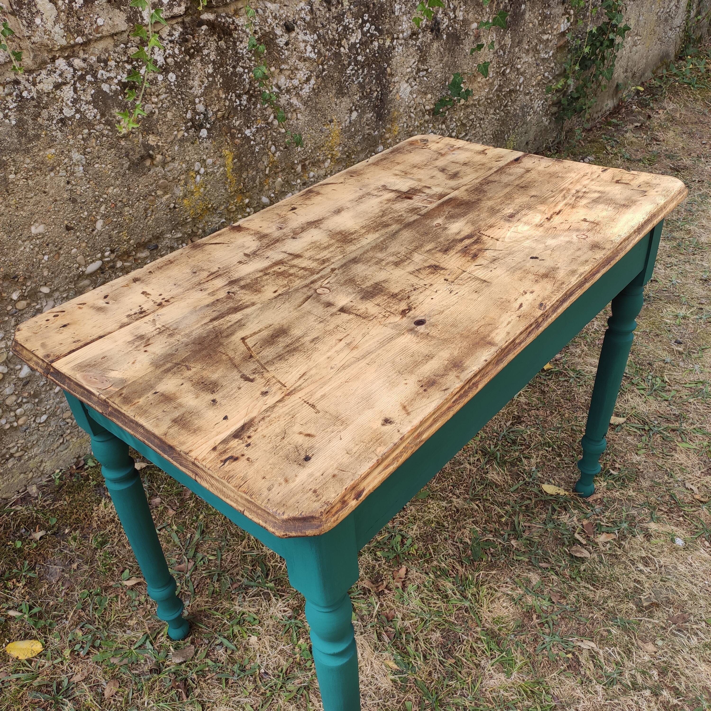 Old farmhouse table