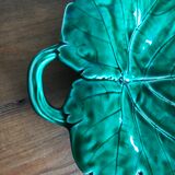 Ceramics leaf Sarreguemines