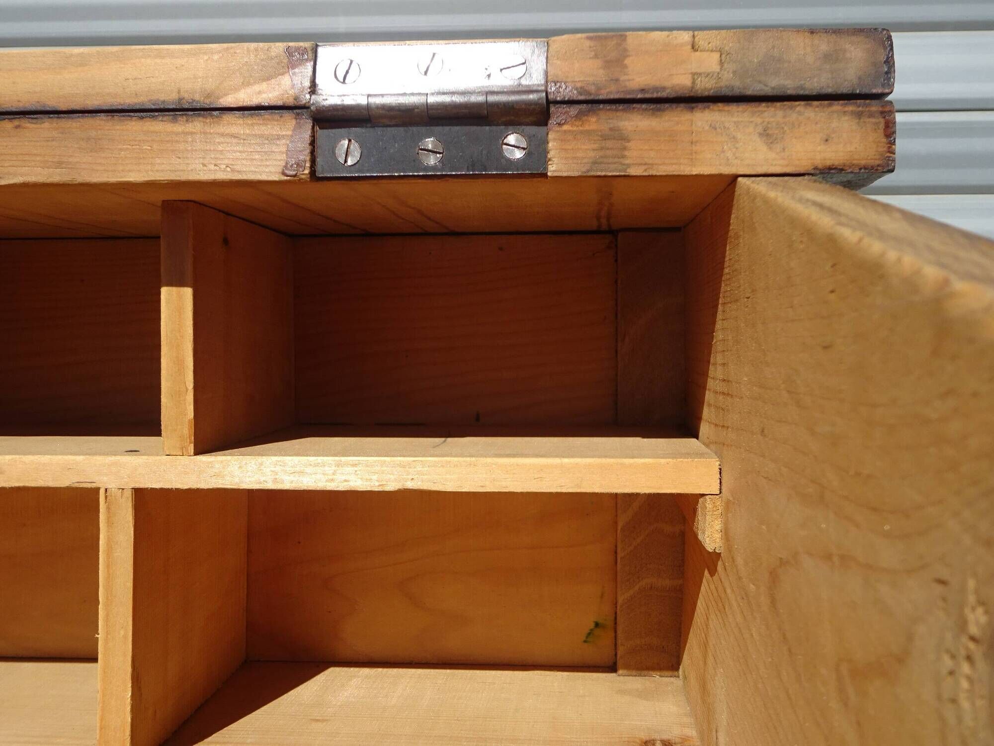 vintage desk with storage