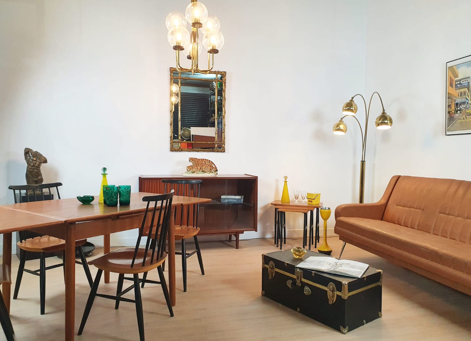 Set 6 Fanett chairs by Ilmari Tapiovaara