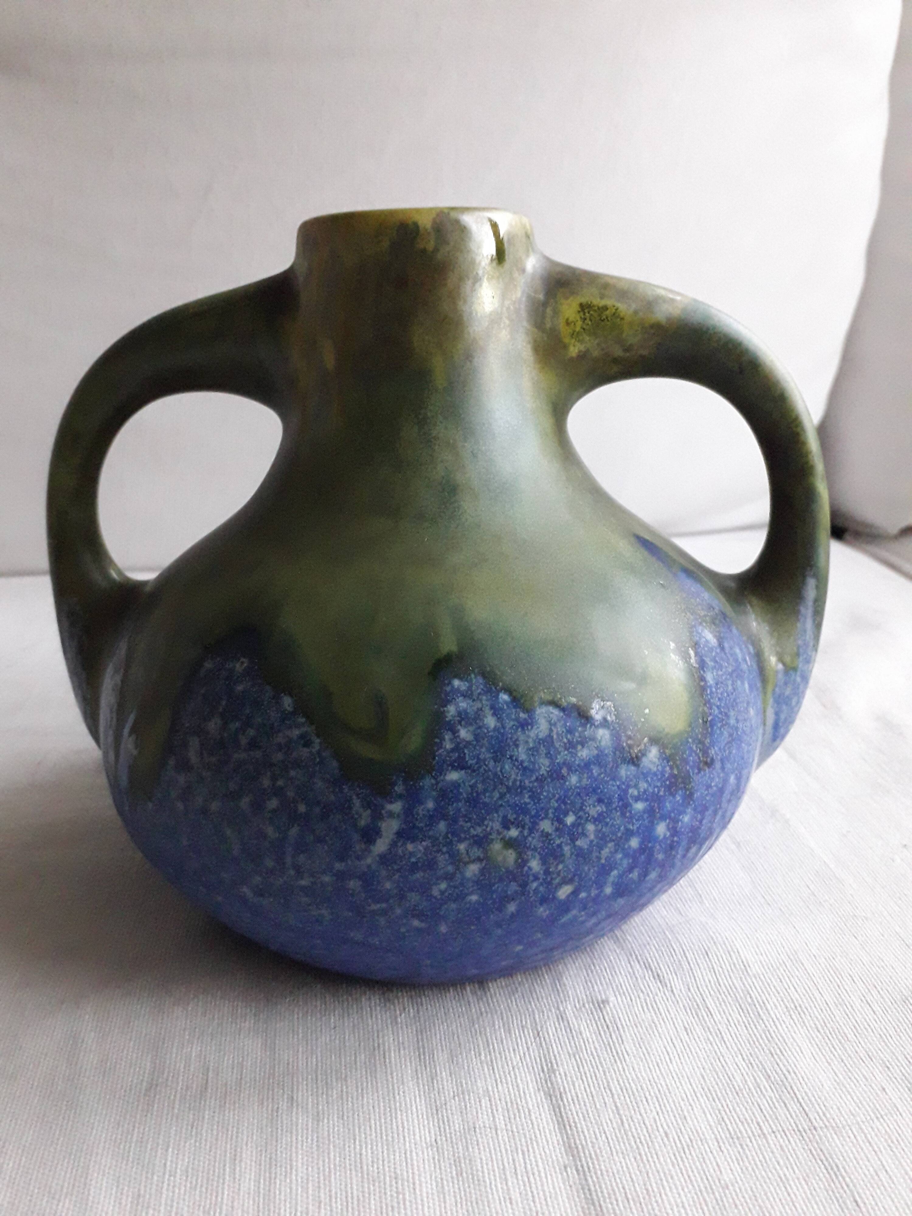 Vintage vase signed Gréber