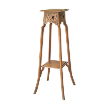 Oak stool from the early 20th century 110 x 46