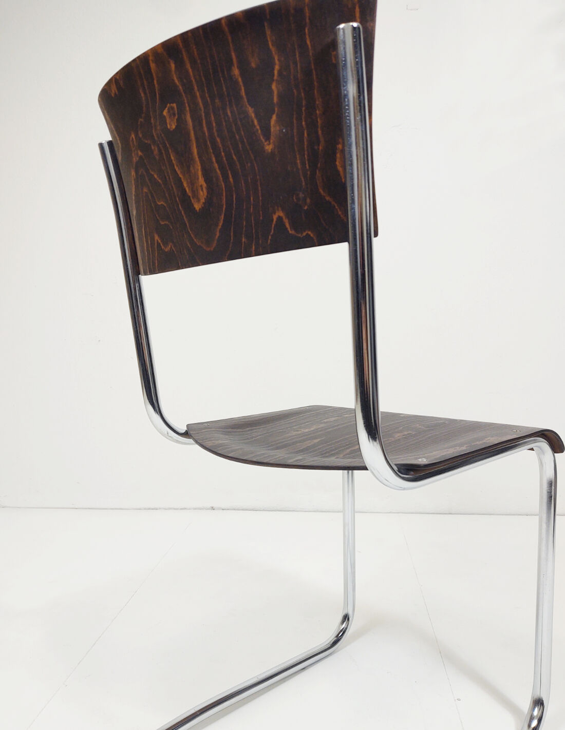 Tubular steel cantilever chair by Mart Stam