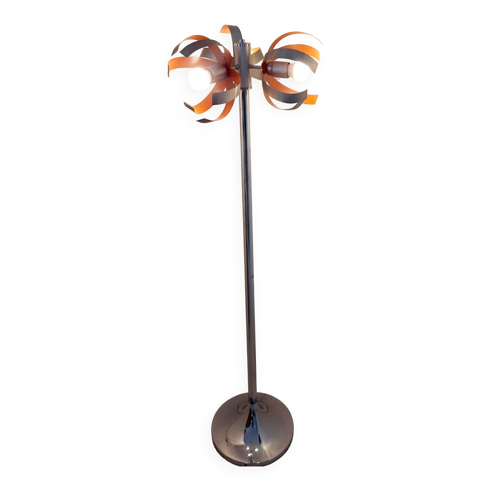 Lampadaire Oxar Space Age fleurs de lumière années 70