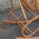 Rocking-chair en rotin , années 50/60
