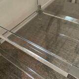 Pierre Vandel coffee table in lucite from the 70s