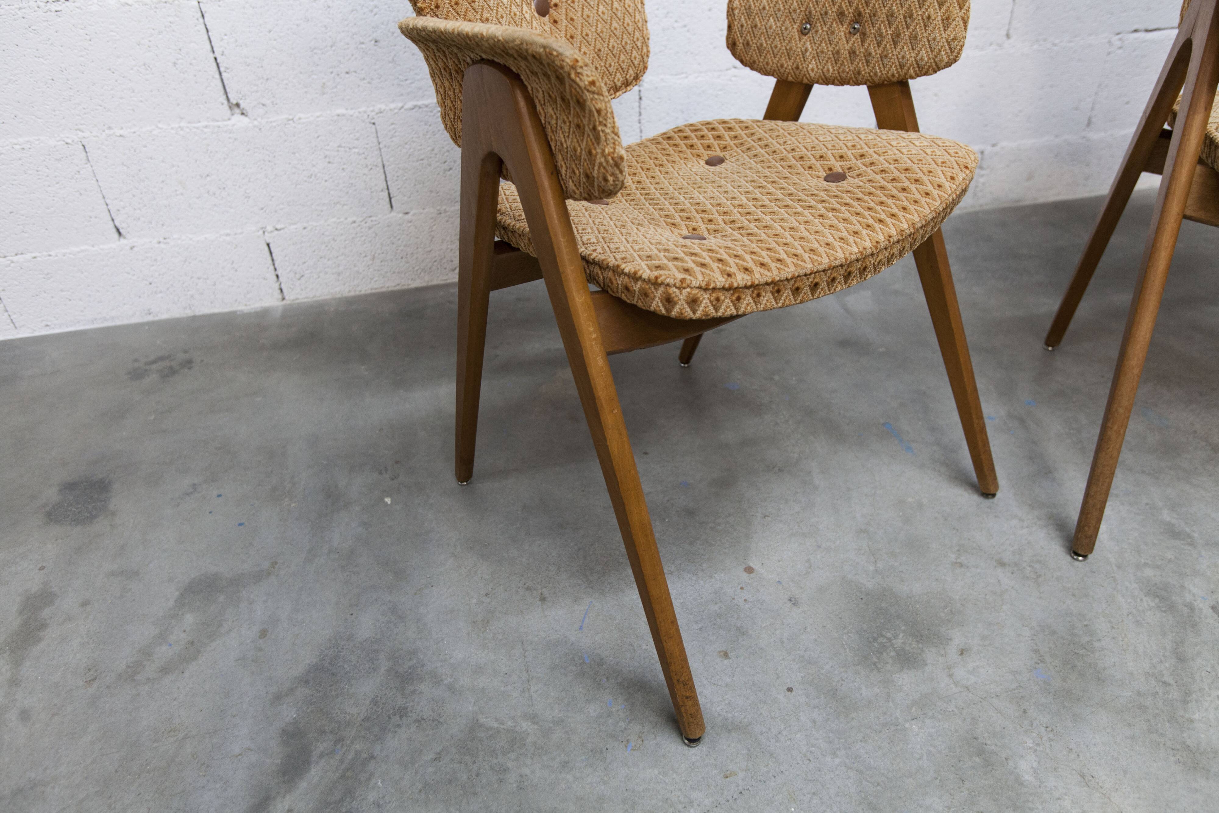 Pair of Lounge chairs by Roger Landault, ABC edition, 1950.