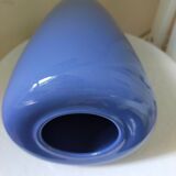 Lavender blue ceramic vase